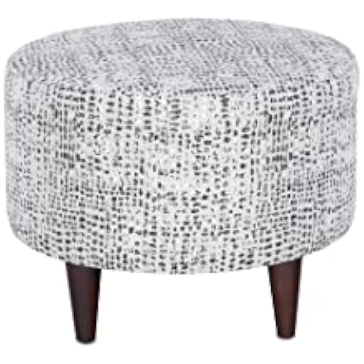 Sophia Round Ottoman Foot Rest with Fabric Ghana Ubuy