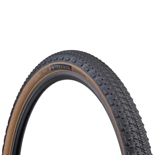 TERAVAIL - Sparwood 27.5 x 2.1 Mixed-Terrain Gravel Bike Tire, Light & Supple Casing, Black-Tan