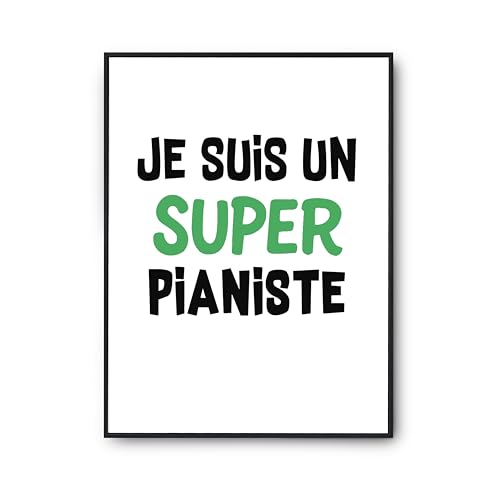 Affiche Un Super Pianiste 2 Otshirt pour Décoration Murale Salon