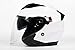 BHR Casco Jet Doppia Visiera 809 DOUBLE | Casco Scooter Omologato ECE | Casco Moto Jet con Doppia Visiera Antigraffio, 4 Punti di Ventilazione & Sgancio Micrometrico | BIANCO | M