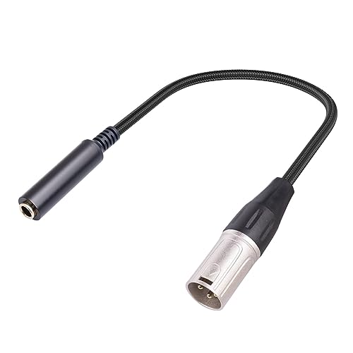 1 PC XLR A di Pollice Femmina XLR A Audio Microfono da 6.35 mm