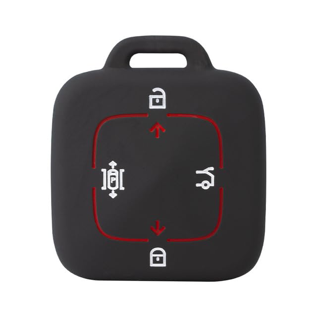 For Cars - Silicone Car Key Case For ZEEKR 001 Keys Remote Cover Car-styling Holder Shell Protect Accessories Auto Parts Interior Products (black)