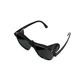 seitenschutz brille leder Gläser: dunkelgrün Arbeitsschutzbrille Dunkelgrüne Brille mit festem Seitenschutz für Juweliere und Uhrmacher