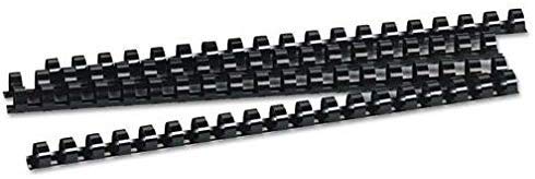 Image of Fellowes 52326 Plastic Comb Bindings, 1 /2 inch Diameter, 90 Sheet Capacity, Black, 100 Combs Per Pack, Sold as 4 Pack