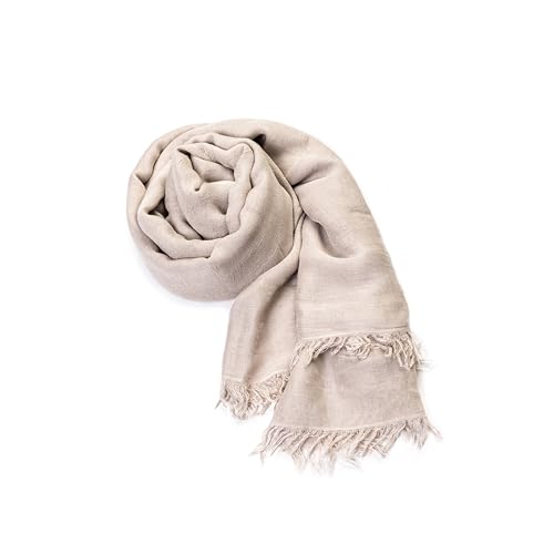 MAPIMANIA – Écharpe Femme 100% Bambou Taupe – Made in Italy – Douce, Élégante et Durable...