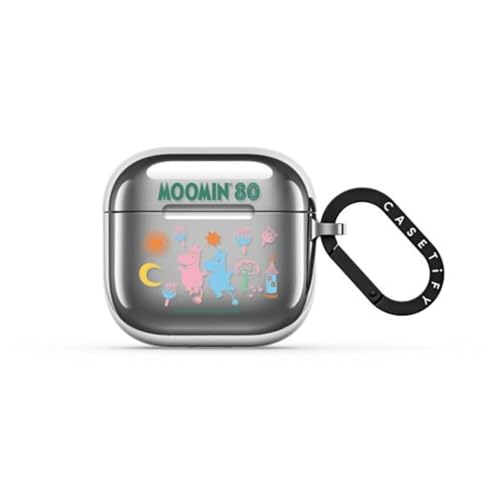 CASETiFY �~���[ �P�[�X AirPods (��4����) �P�[�X [Moomin Co-Lab] - Moomin & Snorkmaiden - �V���o�[