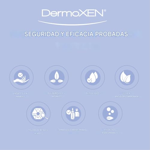 Dermoxen Jabón Íntimo Mujer, Antiolor contra Malos Olores Íntimos. Gel Intimo Mujer por Candidiasis, Incontinencia y Menstruación. Con Prebióticos y Melisa. 200 ml - imagen 8