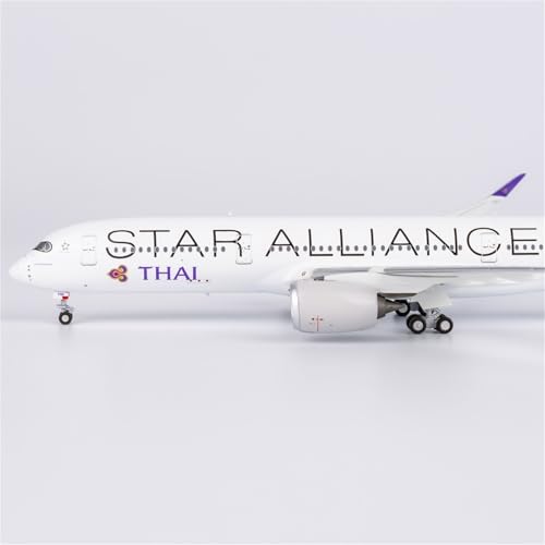 Modelo de avión Thai Airways A350 en miniatura de aleación resistente que no pierde color 3