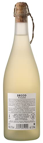 Emil Bauer Secco Weiß, Trockener Perlwein aus der Pfalz (1 x 0.75l)