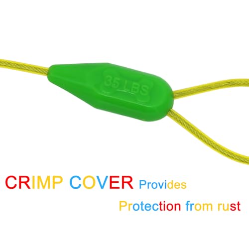 Petest 15ft Tie-Out Cable with Crimp Cover for Small Dogs Up to 35 Pounds - Thumbnail 6