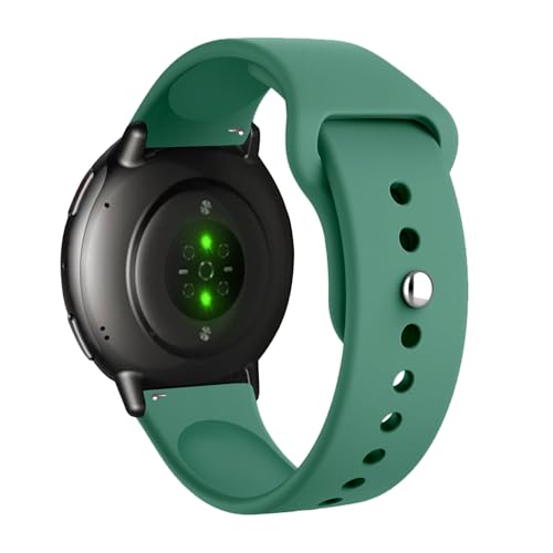 ZUOBNBP Silicona Correas para Amazfit Active 2 Correa, Suave con Ajustable Acero Inoxidable Cierre Repuesto para Mujer Hombre Band Deportiva Pulsera Compatibles con Amazfit Active 2 (5)