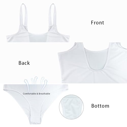 Kids One-Piece Swimwear for Girls Wolf Swimsuit 7-18 Years Summer Cool Bathing Suit Soft Sleeveless Swimsuits4