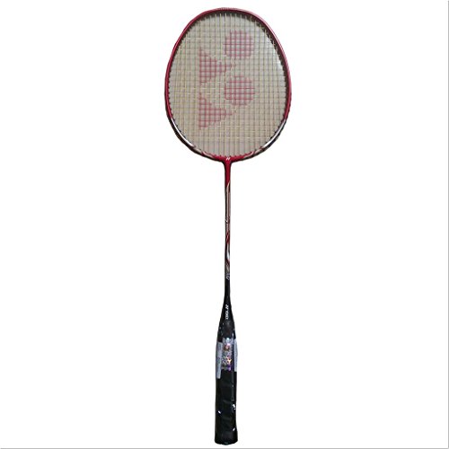 Image of Yonex Badminton Racket Nanoray Series 2018 with Full Cover Professional Graphite Carbon Shaft Light Weight Competition Racquet High Tension Fast Speed Performance (NR7 - Red, Pack of 1)