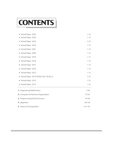 Image of (Old Edition) Arihant GATE Chapterwise Previous Year Solved Paper 2026 -2000 Computer Science & Information Technology (GATE Chapterwise Solved Papers Series)