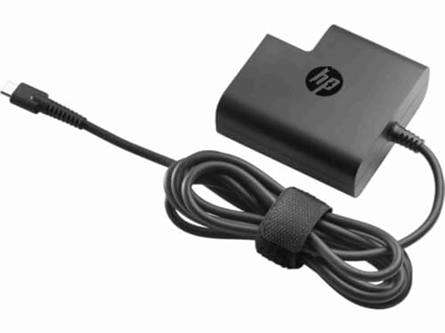 Image of Orignal Power Adapter for HP USB-C 65W USB Type C Travel Tablets, Laptops (Black)