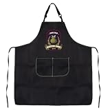 VAMSII Game Inspired Gift Game Fan Apron With Pockets Gaming Kitchen Gift Gamer Merch