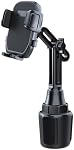 Cup Phone Mount for Car, Phone Cradle Holder with Long and Adjustable arm for Universal car Cup, Friendly Compatible with Cell Phone/Smartphones