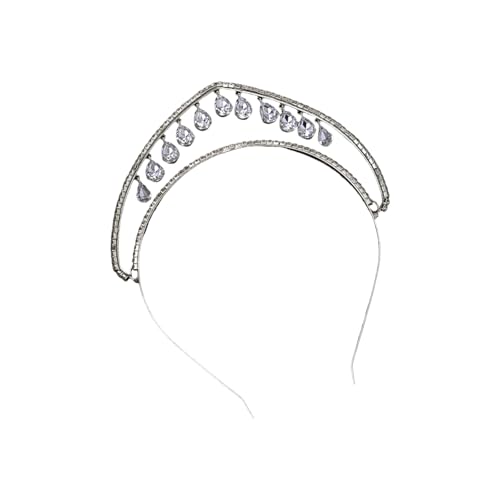 Elegant Rhinestones Hairband for Wedding Party and Daily Use Sparkling Crowns Hairhoop for Formal Occasion Dressingup Rhinestone