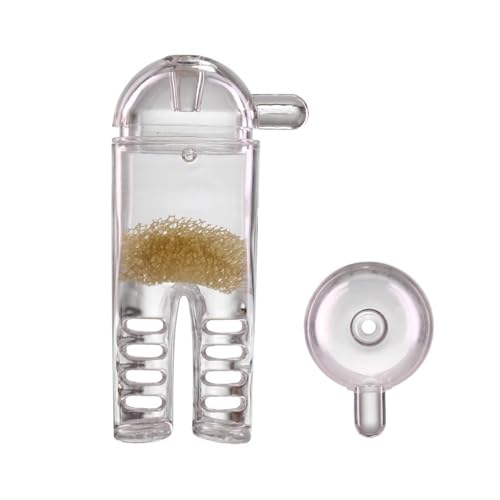 HUANGANG Acrylic Snail Traps for Aquariums Suction Cup Clear Snail Catcher Multifunctional Shrimp Feeder Planaria Traps
