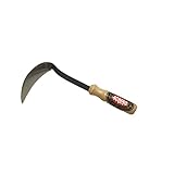 BlueArrowExpress Kana Hoe 217 Japanese Garden Tool - Hand Hoe/Sickle is Perfect for Weeding and Cultivating. The Blade Edge is Very Sharp.