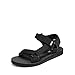 Produktbild DREAM PAIRS Damen Sandalen Sport Outdoor Sandale Wandern Sandalen Trekking Flach Sommerschuhe Leicht ALLES SCHWARZ 43 (EUR) SDSA2309W-E
