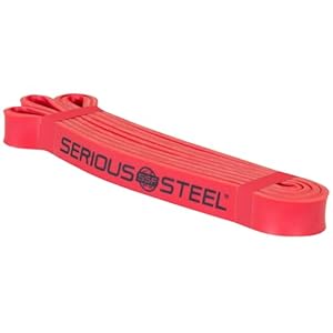 Serious Steel Fitness 37″ Resistance Training Bands (Portable Exercise Band System Training Bands- Great for Individuals Looking for Tension Throughout The Exercise)