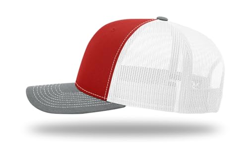 Image of Richardson 112 Trucker Hat - Premium Blank Baseball Cap, Adjustable Snapback Hat - Structured Six Panel Richardson Blank Hats
