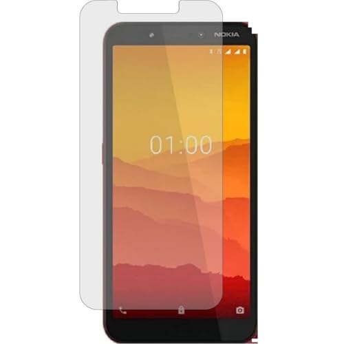 Image of EmBed Matte Fiber Display Guard for Nokia C1 - Unbreakable, Ultra-Thin, Lightweight Matte Finish Screen Protector with Easy Installation Kit