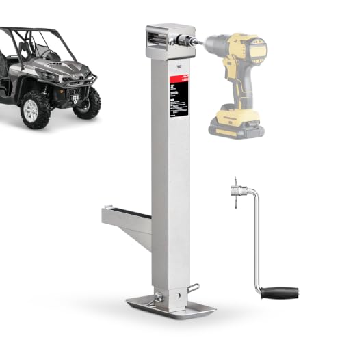FZZD ATV UTV Jack 3000 lbs 7-35 Range 20-24V Cordless Drill Compatible
