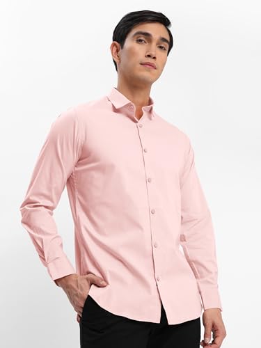 Image of Beyoung Cotton Plain Regular Fit Shirt for Men | Full Sleeve | Formal Shirt | Classic Collar Cotton