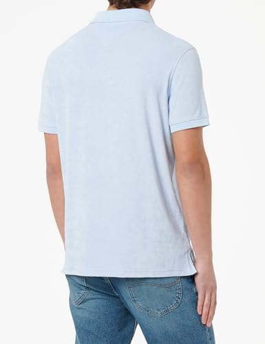 TOMMY HILFIGER Micro Towelling REG Polo MW0MW30770 éponge Night Sky Homme - vue 7