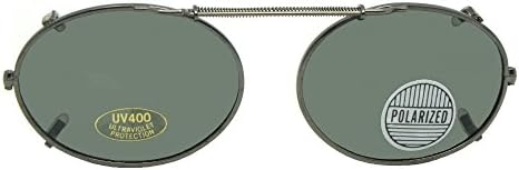 Oval Clip on Sunglasses