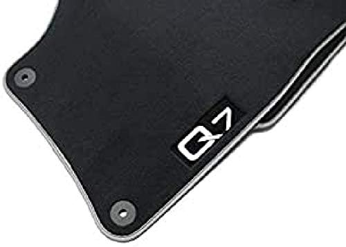 Tapis de sol textile Audi contre l'usure de la moquette set de 4 tapis noir gris 4L1061270PBMNO