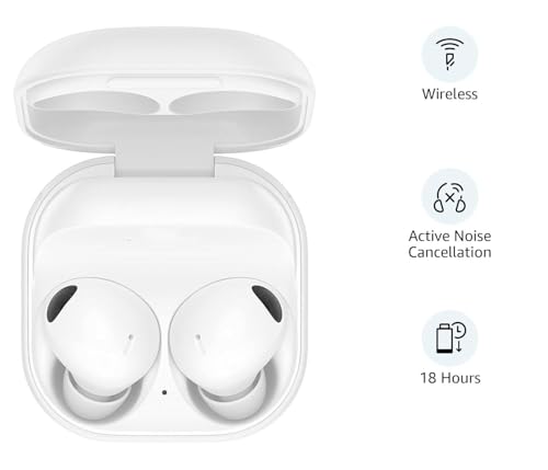 Image of Earbuds for Samsung Galaxy Buds 2 pro in-Ear Wireless Earbuds with Hi-Fi Audio | Adaptive ANC 2.0 and EQ 2.0 | 2-Way Speaker | 360-Audio | Voice Detect | Live Translation -8