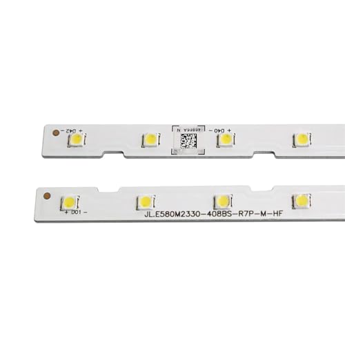 LED Baksidestripe 2 ST för Sam/s.ung UE58NU7100 UE58RU7100 m.fl.