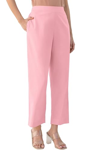 Pantalon pour femme Janasya léger décontracté et ample en toile