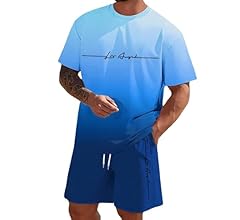 Mens Summer Clothes Drawstring Shorts Co Ord Sets Shirt And T-Shirt Men's T-Shirts Men 2 Piece Short Set Outfits Sportswear Beach Holiday Tennis