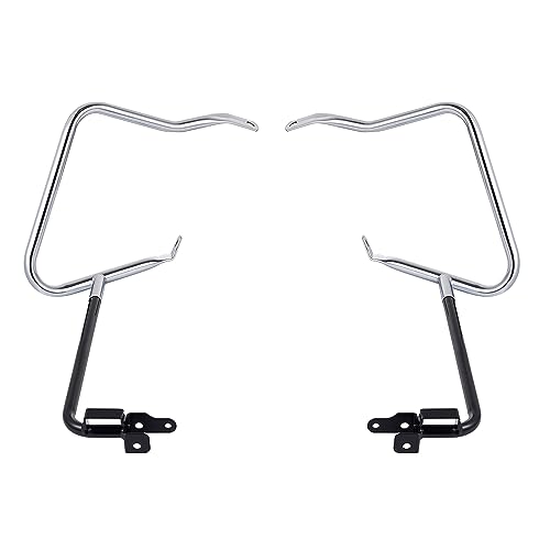 Guardas traseras para alforjas Harley Advanblack cromadas miniatura 5