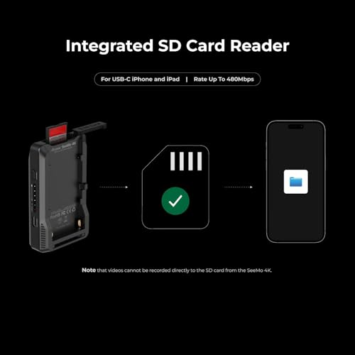 Image of Accsoon SeeMo 4K HDMI Video Transmission System for i-Phone iPad 4K30 fps /1080 60fps Turn iOS into Camera Field Monitor for Video Monitoring /Recording /Reviewing /Sharing /Professional Video Production