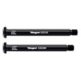 Veloxgear 15 mm Naben-Steckachse für Fox-Mountainbike-Federung, hohles, leichtes Aluminiumlegierungsmaterial, M14-Gewindedurchmesser x 1,5 mm Gewindesteigung, kompatibel mit Spezifikationen: 15 mm x