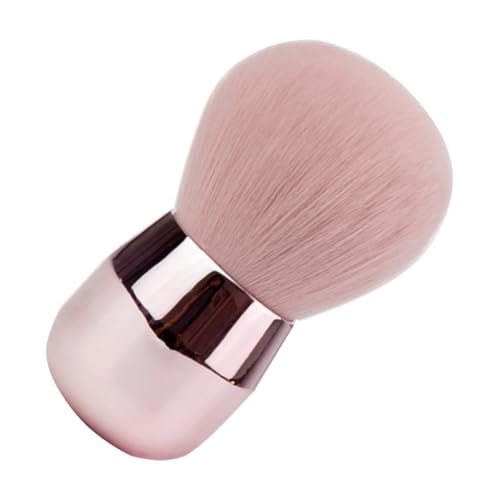 Alipis Brocha para Maquillaje Facial en Polvo Suelto y Colorete, Mango Suave Rosa, Tamaño Grande, Pincel Cosmético Profesional para Base y Polvos, Adecuado para Maquillaje Diario