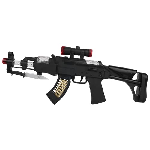 Image of Toyzone Toy Gun | Pretend & Play Gun | Flash Sound | Dynamic Movement | Movable Bullet | Removable Stand & Cassette | Gun for Kids | for 3+ Years (Grand Shooter)