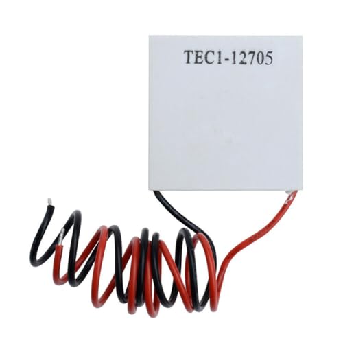 Wodsty T1-12705 Módulo enfriador termoeltric, 40 x 40 x 3,8 mm, 12 V 4,5 A Peltier Ate para enfriar y hacer calor con cable de 30 cm de longitud