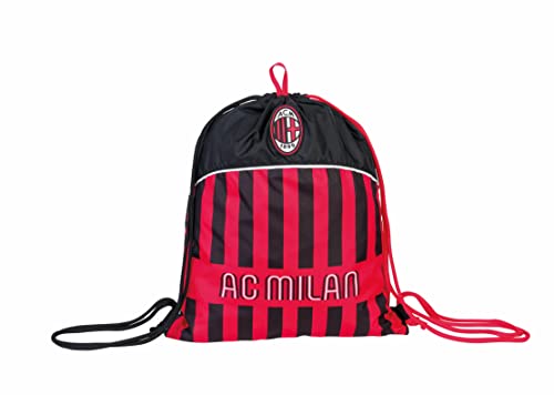 Seven Sakky Bags, Sacca Bambini E Ragazzi, Rosso Nero, Taglia unica