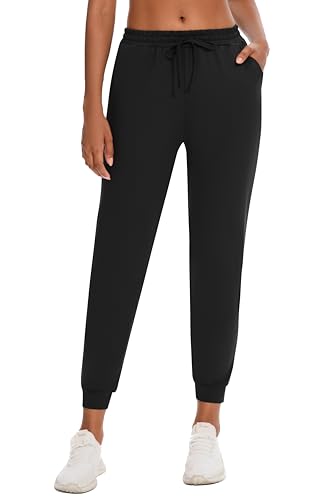 4 Pack Women's Joggers Sweatpants with Pockets Lightweight Quick Dry Yoga Pants for Lounge Gym Workout3