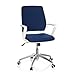 Produktbild hjh OFFICE 719170 Bürostuhl ESTRA Stoff Blau/Weiß moderner Drehstuhl Schreibtischstuhl gepolstert, ergonomische Rückenlehne