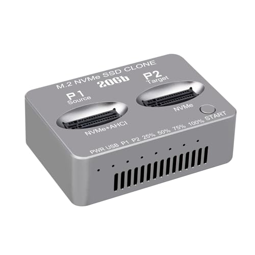 Docking Station Doble NVME SSD USB 3.2 Tipo C miniatura 6