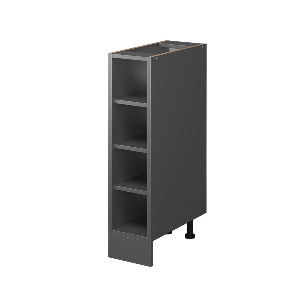 Vicco Küchenregal R-Line, Anthrazit, 20 cm ohne Arbeitsplatte, zur freien Kombination innerhalb modularer Küchensysteme