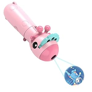 Ocobetom Torce per proiettori per Bambini, Piccola Torcia a Luce Morbida Lampada Torcia per proiezione, Proiettore per Bambini Portatile a commutazione Libera per Bambini, Bambini, Neonati, Bambini