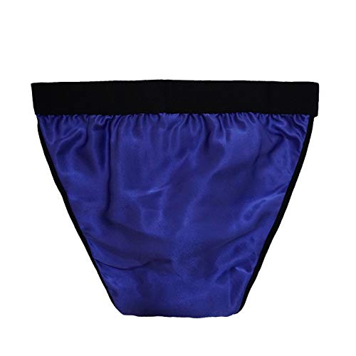 Mens 100% Silk Sexy Breathable Stretch Briefs Soft Underwear Panties Stretch Waistband2